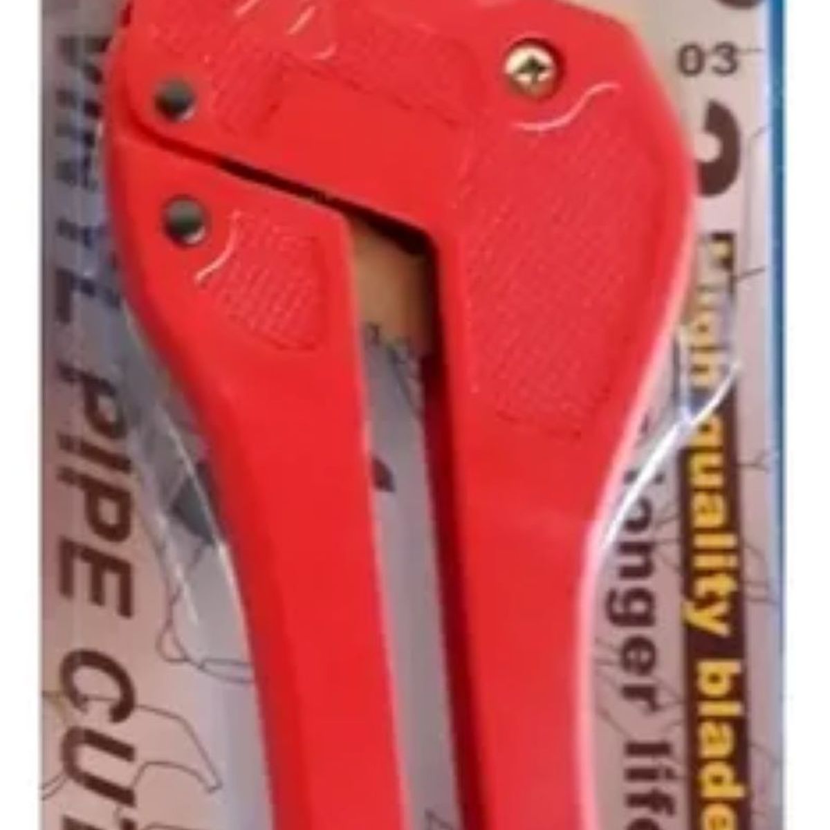 GENERICO - Tijera O Corta Tubo Para Ppr Pex Pvc Hasta 42mm Roja