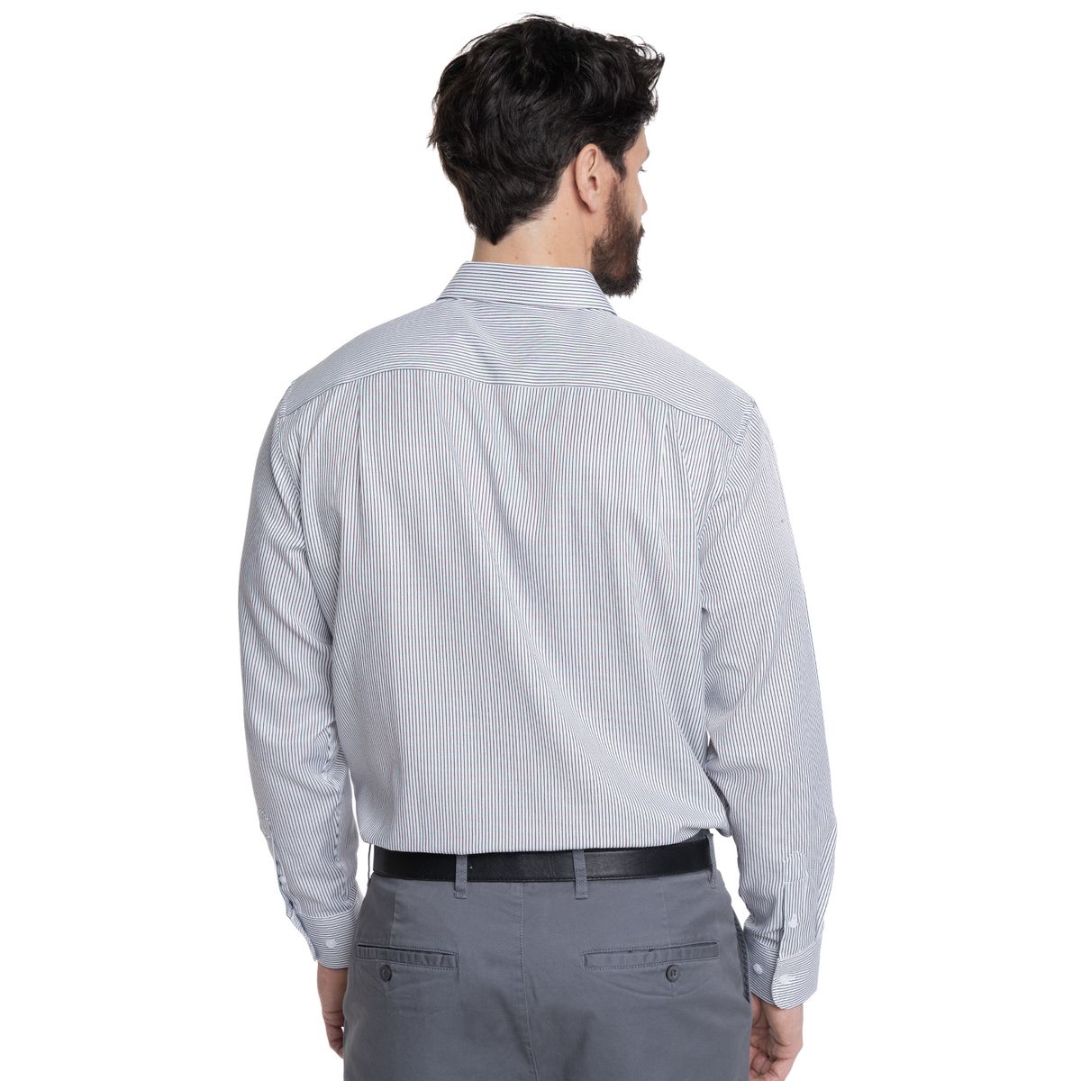 KOTTING - CAMISA HOMBRE LISTADA CLÁSICA CUELLO SEMI