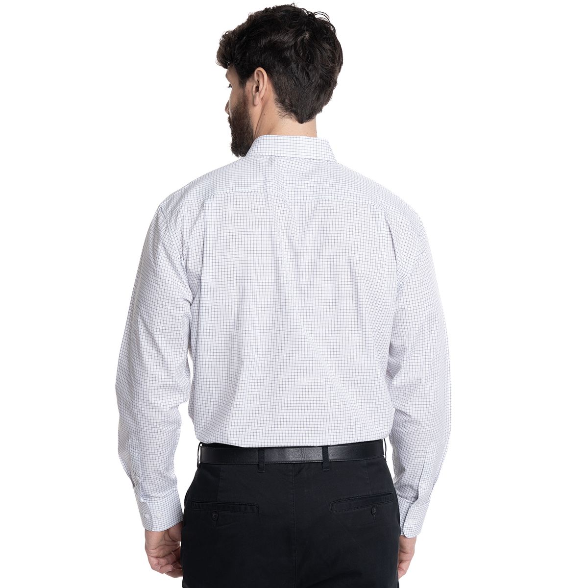 KOTTING - CAMISA HOMBRE CUELLO SEMI ITALIANO BOLSILLO PECHO CUADRO CLÁSICO KOTTING