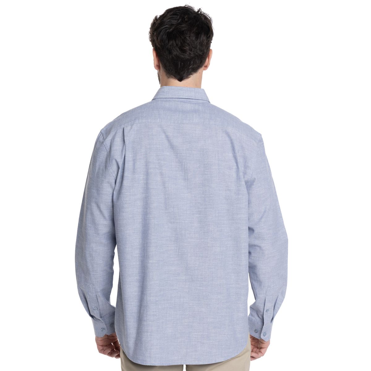 KOTTING - CAMISA HOMBRE SLUB LOOK LINO BOLSILLO