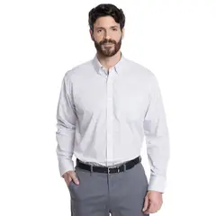 KOTTING - CAMISA HOMBRE CUELLO SEMI ITALIANO BOLSILLO PECHO CUADRO CLÁSICO