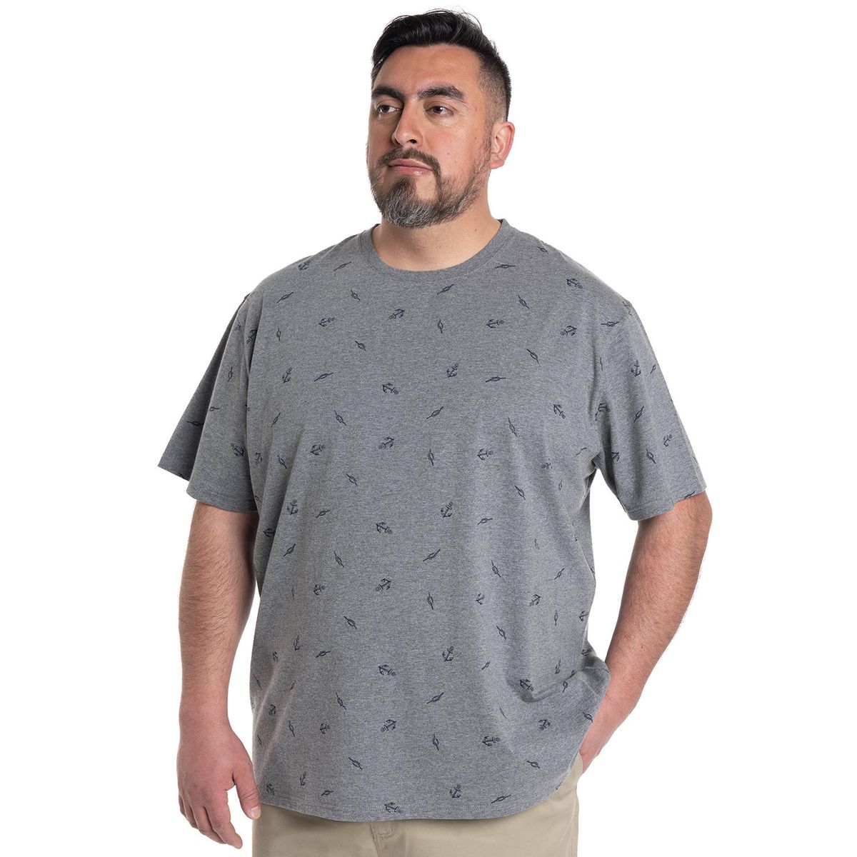 KOTTING - POLERA HOMBRE FULL PRINT CUELLO REDONDO