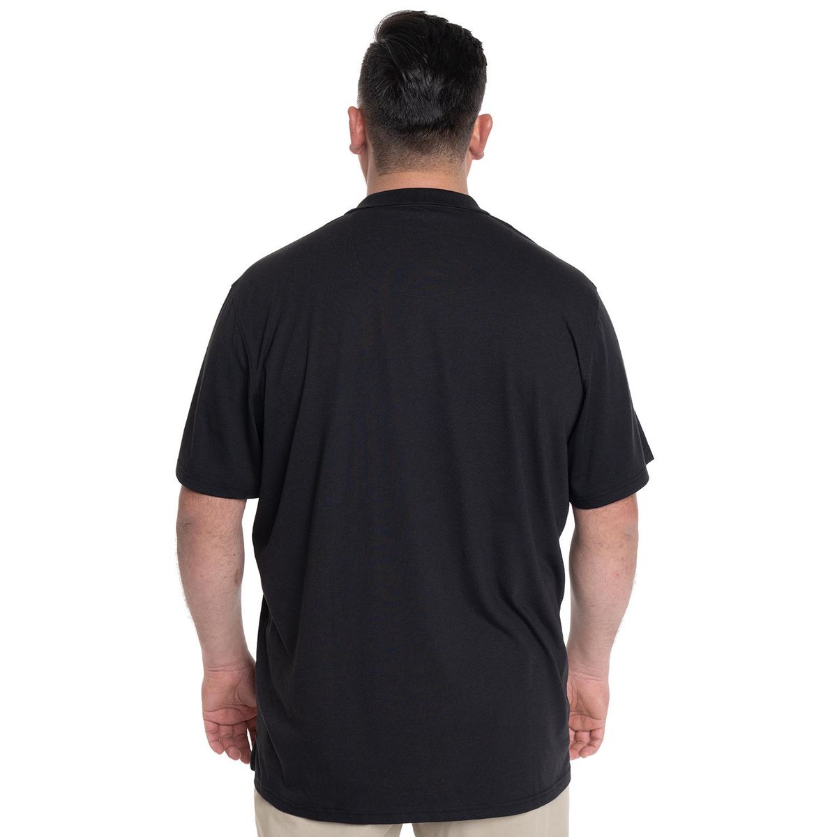 KOTTING - POLERA HOMBRE LISA CUELLO CAMISERO BOLSILLO PECHO