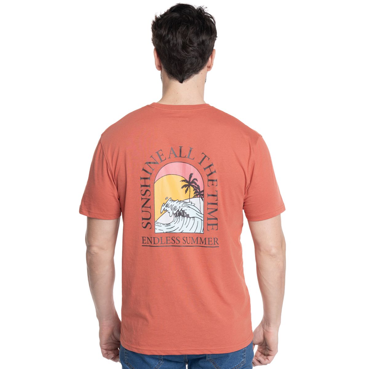 KOTTING - POLERA HOMBRE PRINT ESPALDA CUELLO REDONDO MINI LOGO KOTTING