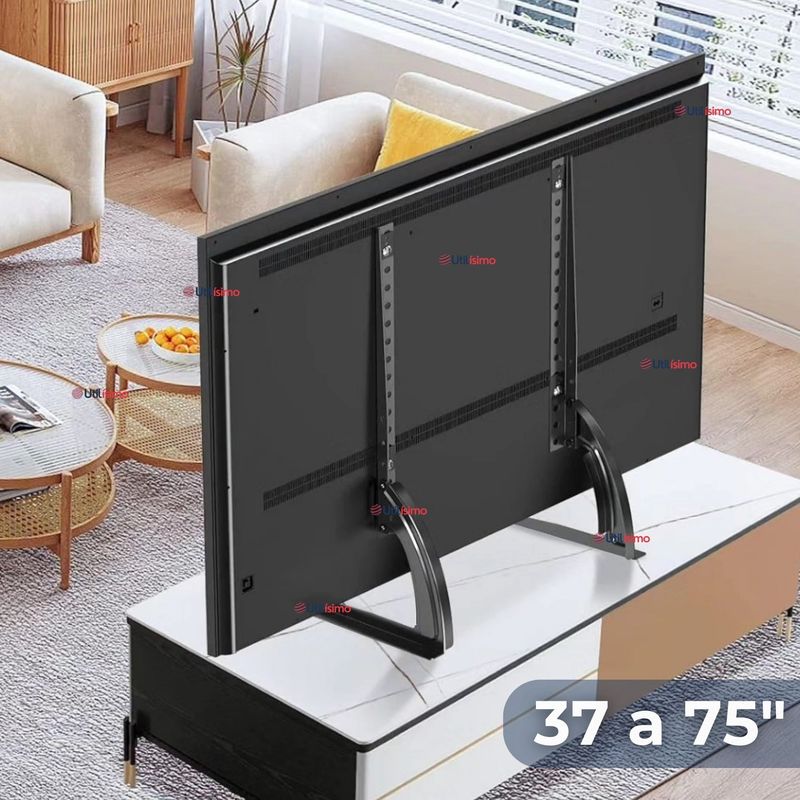 LINE - Soporte TV Mesa Ajustable 45Kg 37 a 75 Pulgadas