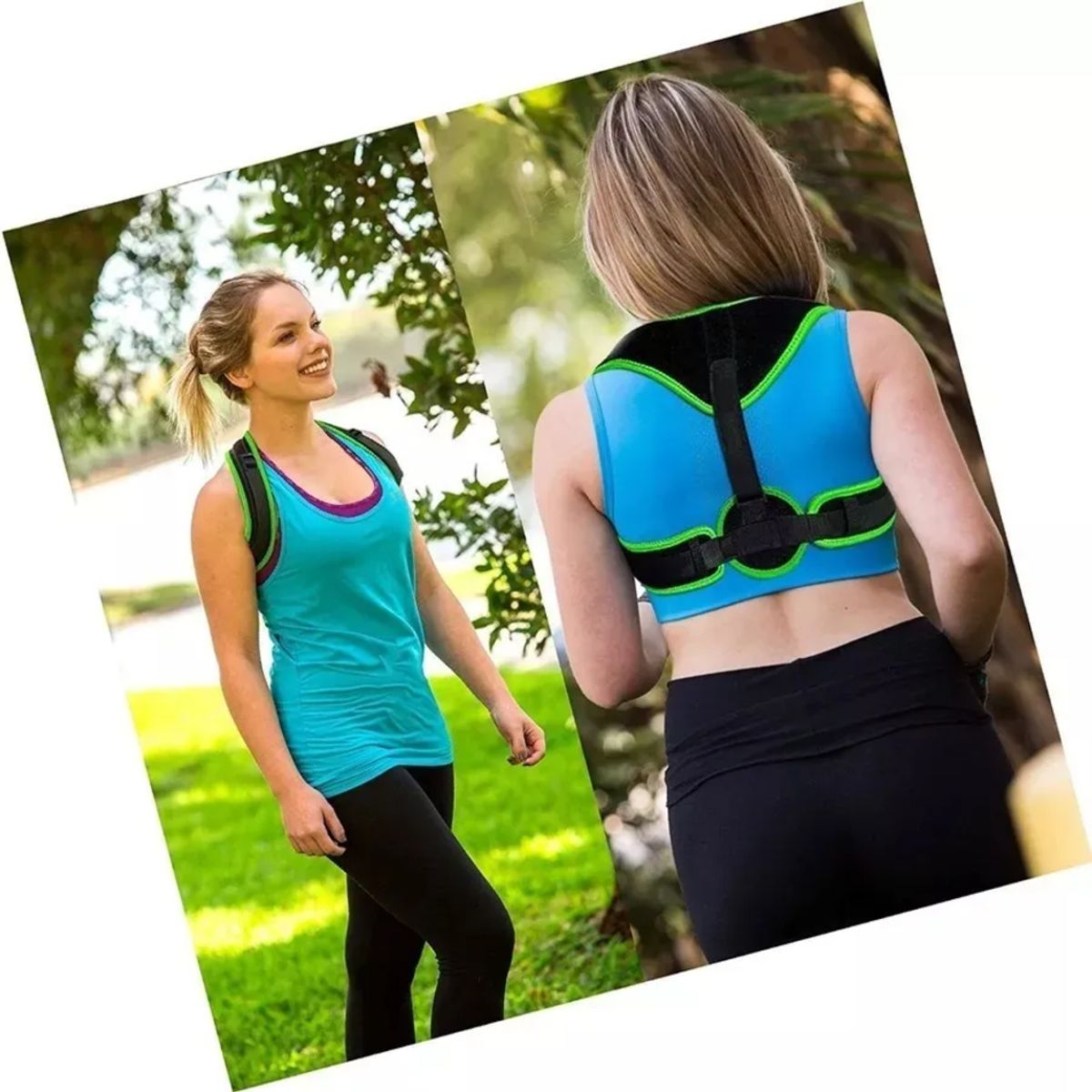 GENERICO - Corrector De Postura Espalda Unisex Con Imanes