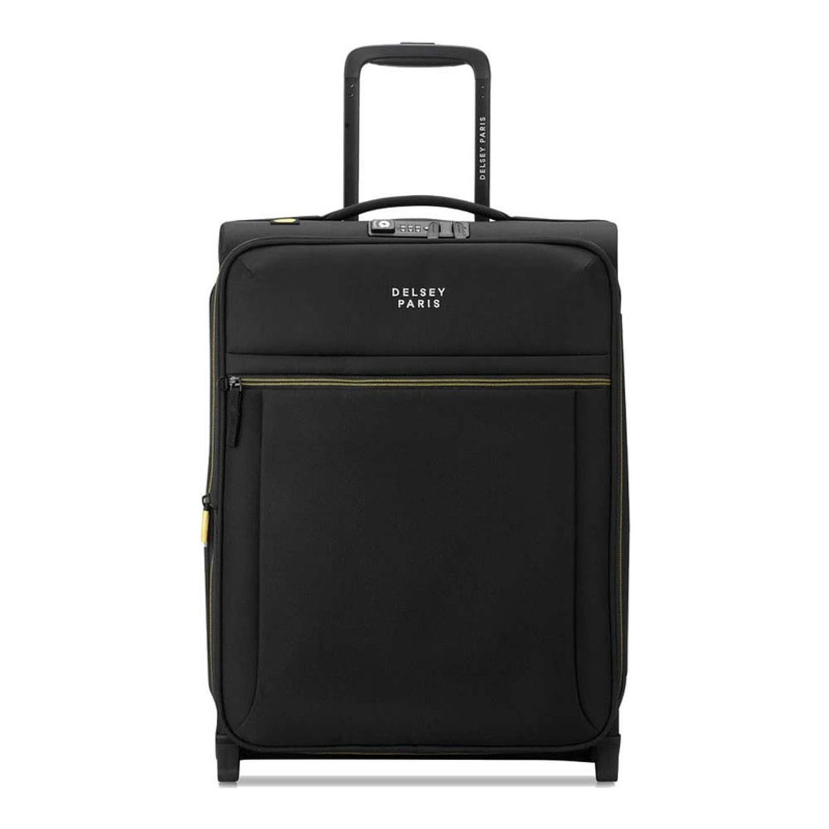 DELSEY - MALETA DE CABINA EXPANDIBLE 55 cm 2R DELSEY BROCHANT 30 NEGRO
