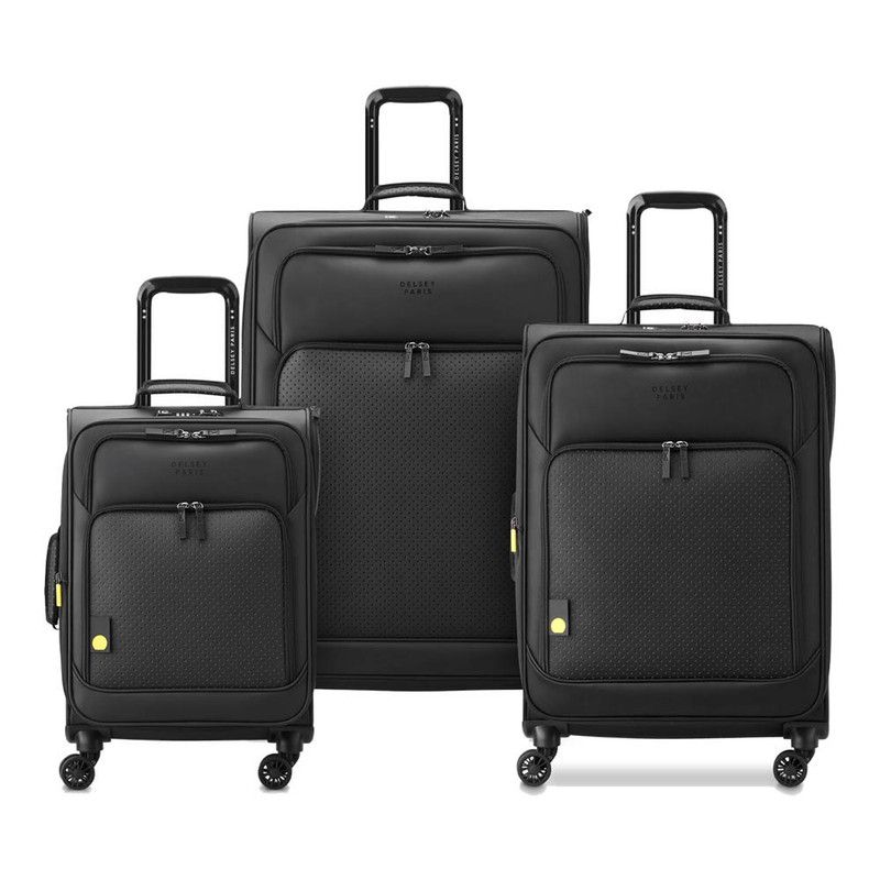 DELSEY - SET DE 3 MALETAS EXPAND E IMPERM DELSEY BONNEVILLE NEGRO