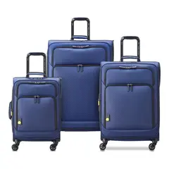DELSEY - SET DE 3 MALETAS EXPAND E IMPERM BONNEVILLE AZUL