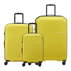 DELSEY - SET DE 3 MALETAS EXPANDIBLES ANVERS AMARILLO