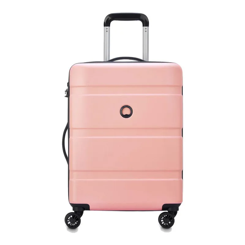 DELSEY - MALETA DE CABINA 55 cm SLIM DELSEY AIRSHIP ROSA
