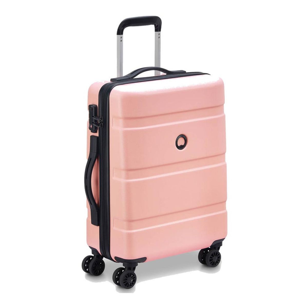 DELSEY - MALETA DE CABINA 55 cm SLIM DELSEY AIRSHIP ROSA