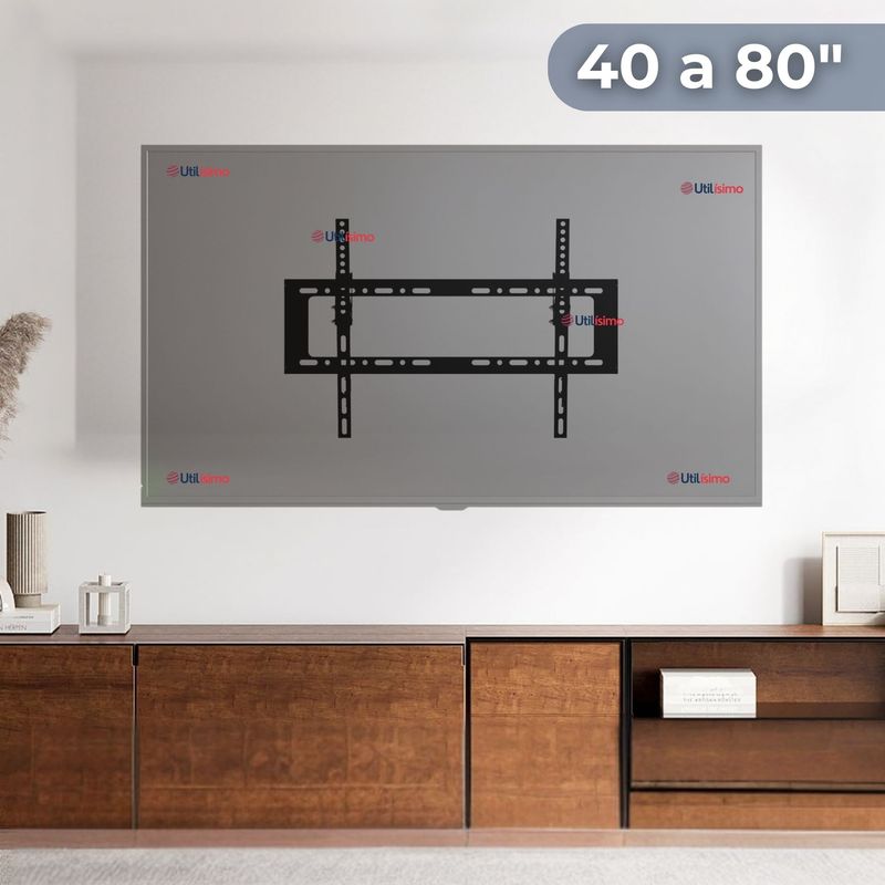 LINE - Soporte TV Pared Fijo 45Kg 40 a 80 Pulgadas