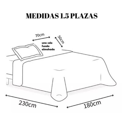Imagen 2 del producto CUBRECAMA DE NIÑA PERRITO CELESTE 1.5 PLAZA TF