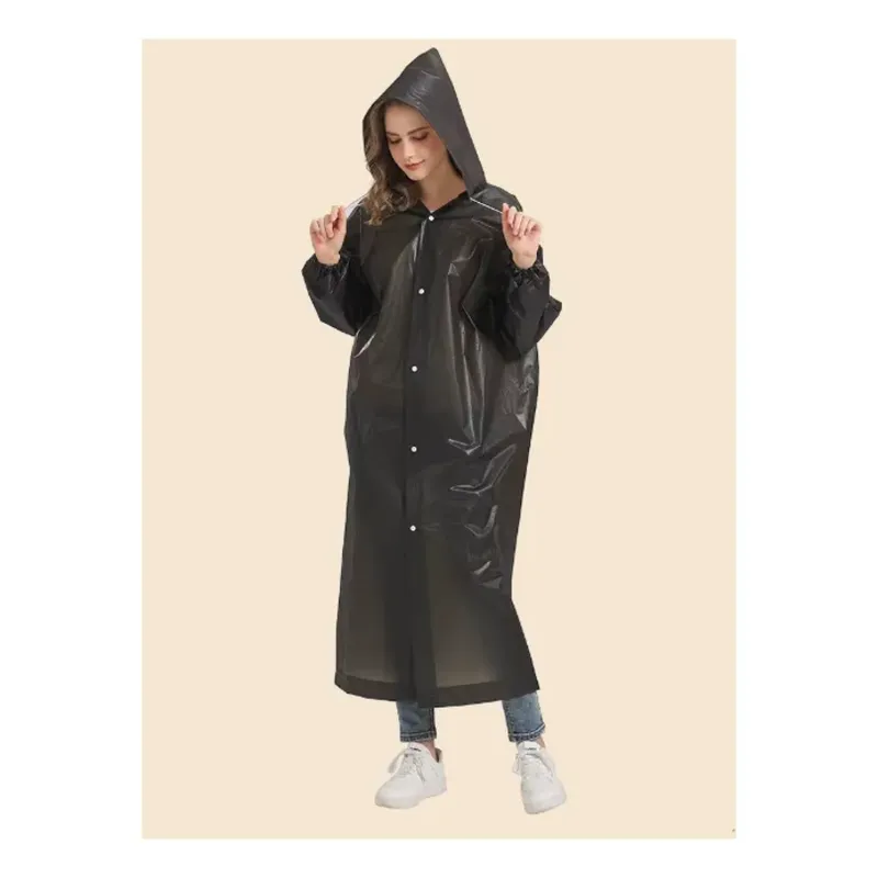 GENERICO - Poncho Impermeable Con Capucha Lluvia Viento