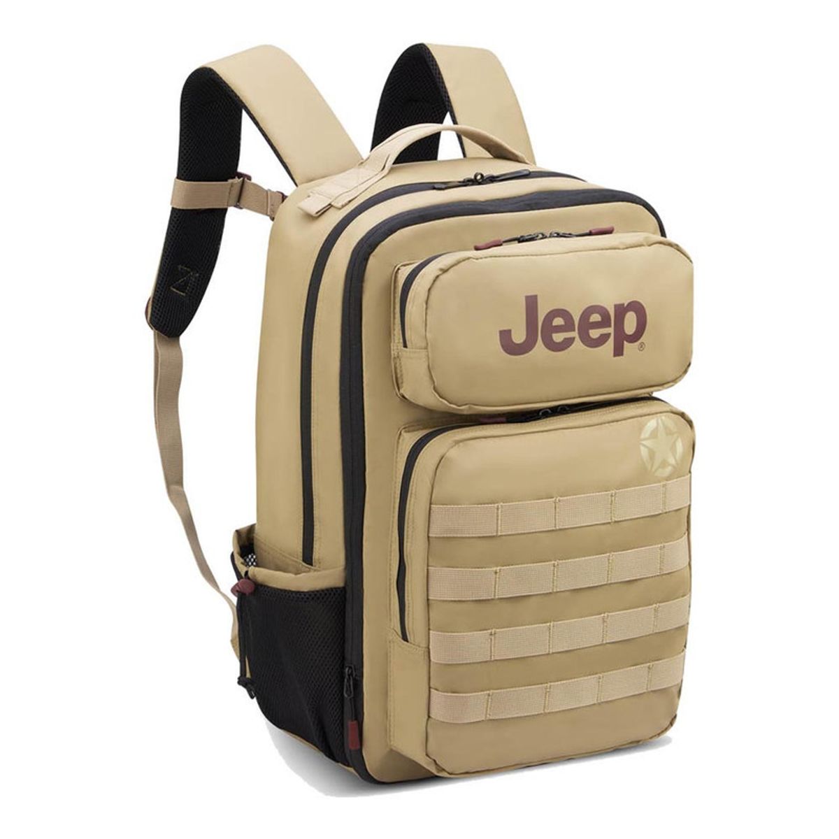 JEEP - MOCHILA PORTANOT TACTICA EXP17 IMPERM JEEP BY DELSEY 10B BEIGE