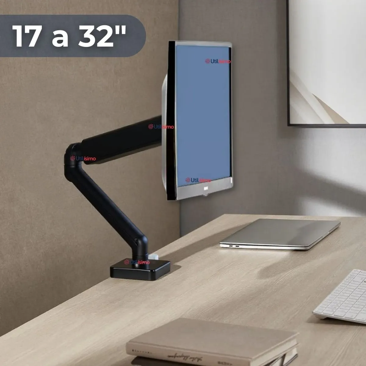 LINE - Soporte TV y Monitor Ajustable 9Kg 17 a 32 Pulgadas