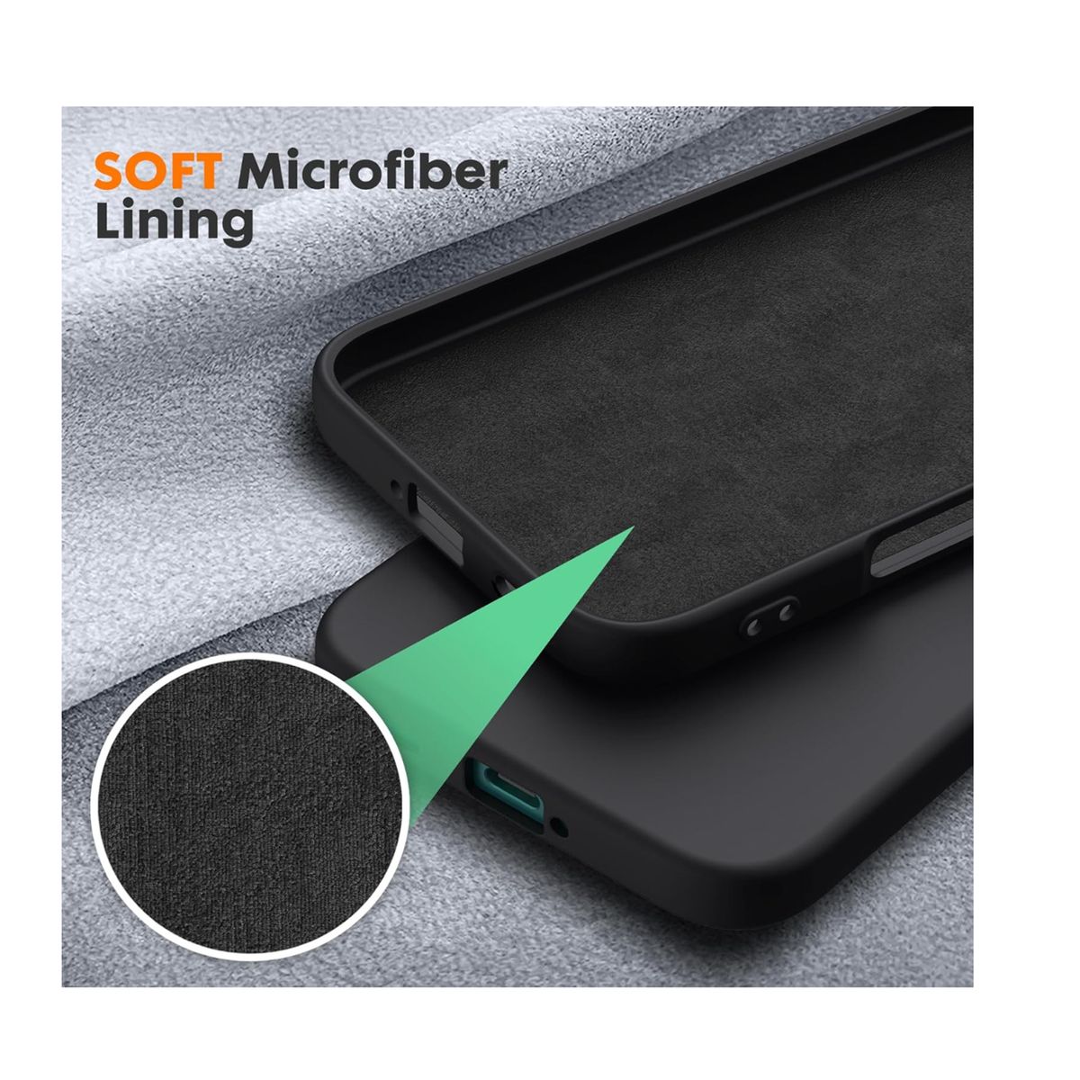 JOIGO - Carcasa Funda Para Honor 400 Lite Goma Azul Oscuro