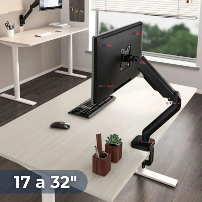 LINE - Soporte TV 17 a 32 Pulgadas 9Kg Soporte TV y Monitor Ajustable