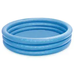 INTEX - Piscina Inflable Crystal Blue de 3 Anillos 147 x 33 cm, 330 L