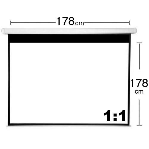 MALIK Telon Mural 180x180 cm 1:1 100 pulg. para Optma UHD38x