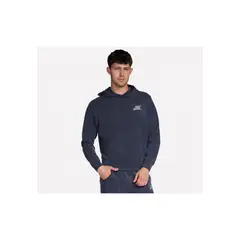 SKECHERS - Polerón Deportivo Hombre Skechcloud Elevate Azul