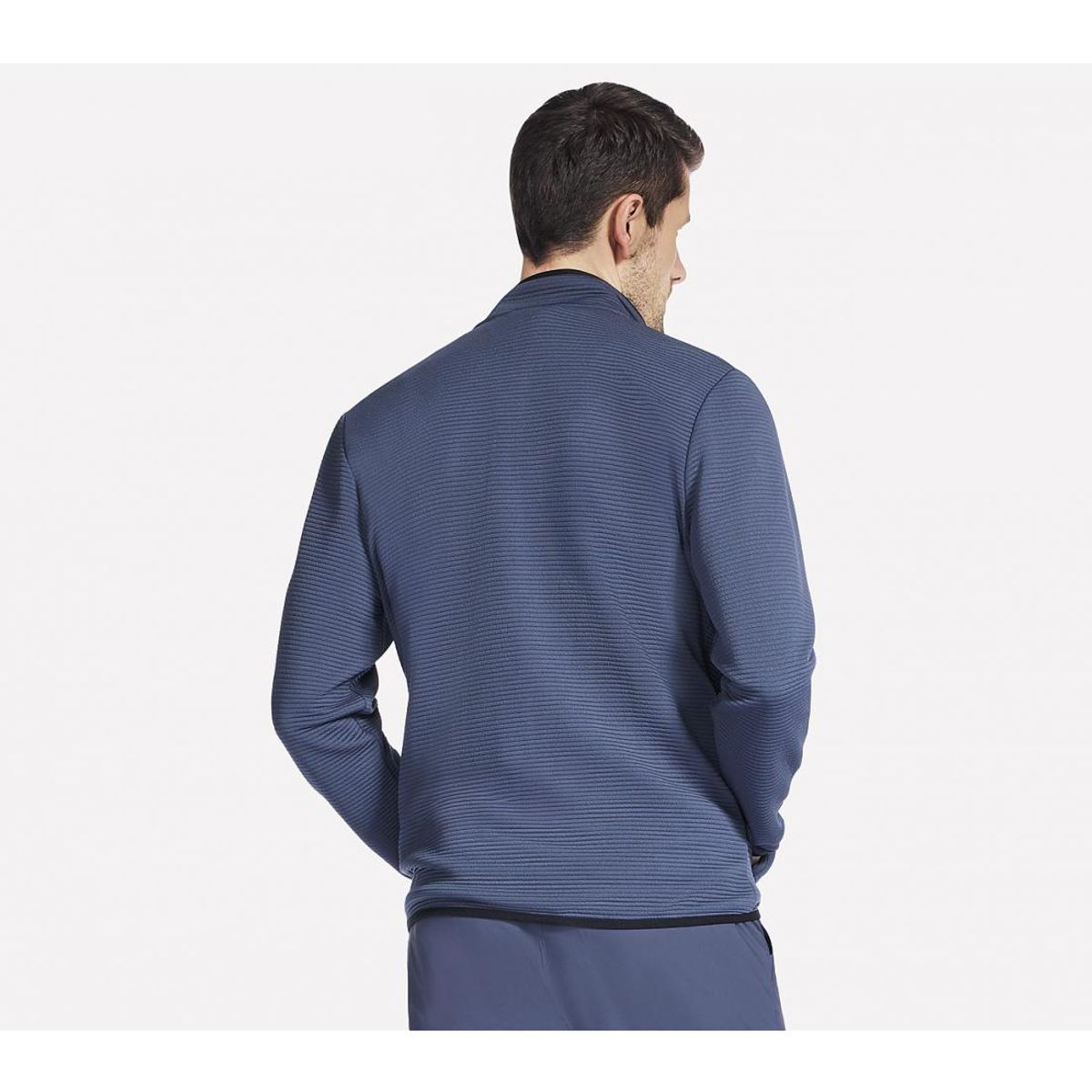 SKECHERS - Chaqueta Hombre The Hoodless Ottoman Azul RD Skechers
