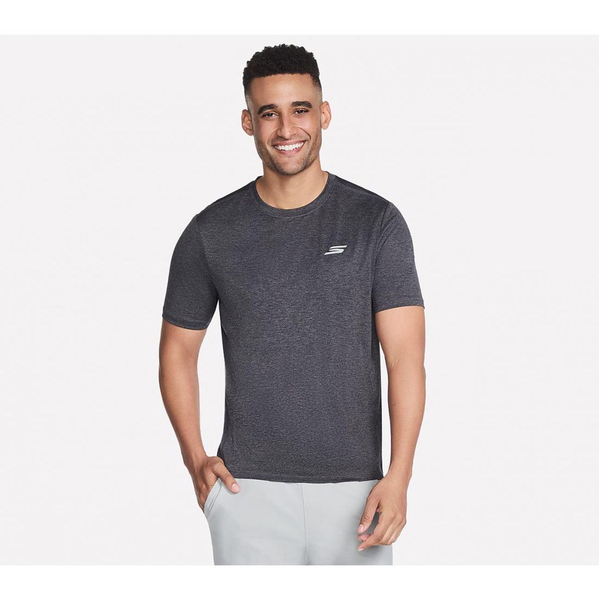 SKECHERS - Polera Hombre Performance Charge Negro Skechers