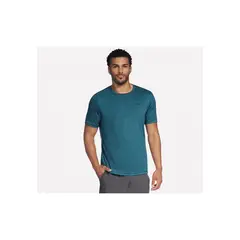 SKECHERS - Polera Hombre Performance Charge Turquesa