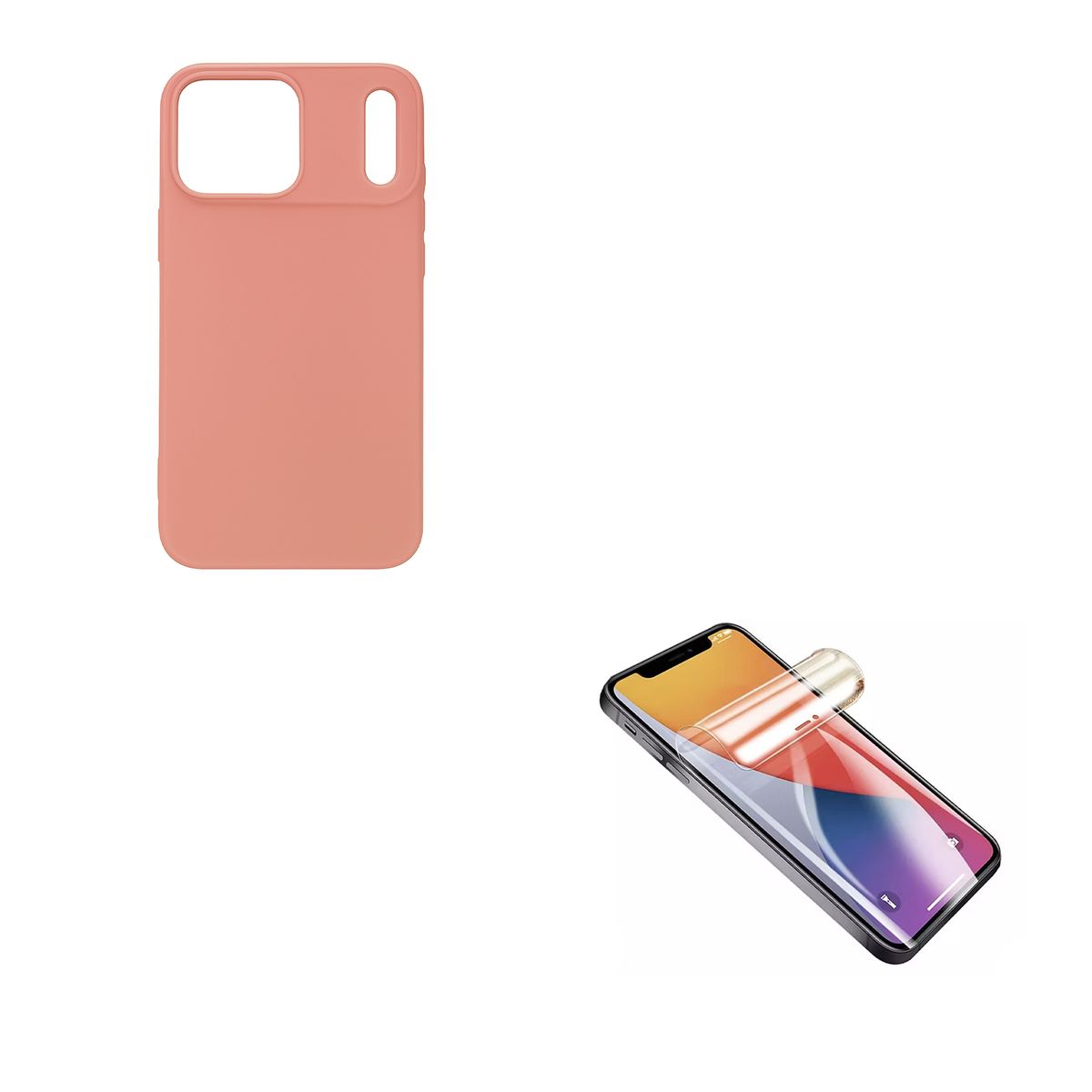 JOIGO - Carcasa Lamina Clear Para iPhone 17 Pro Rosado