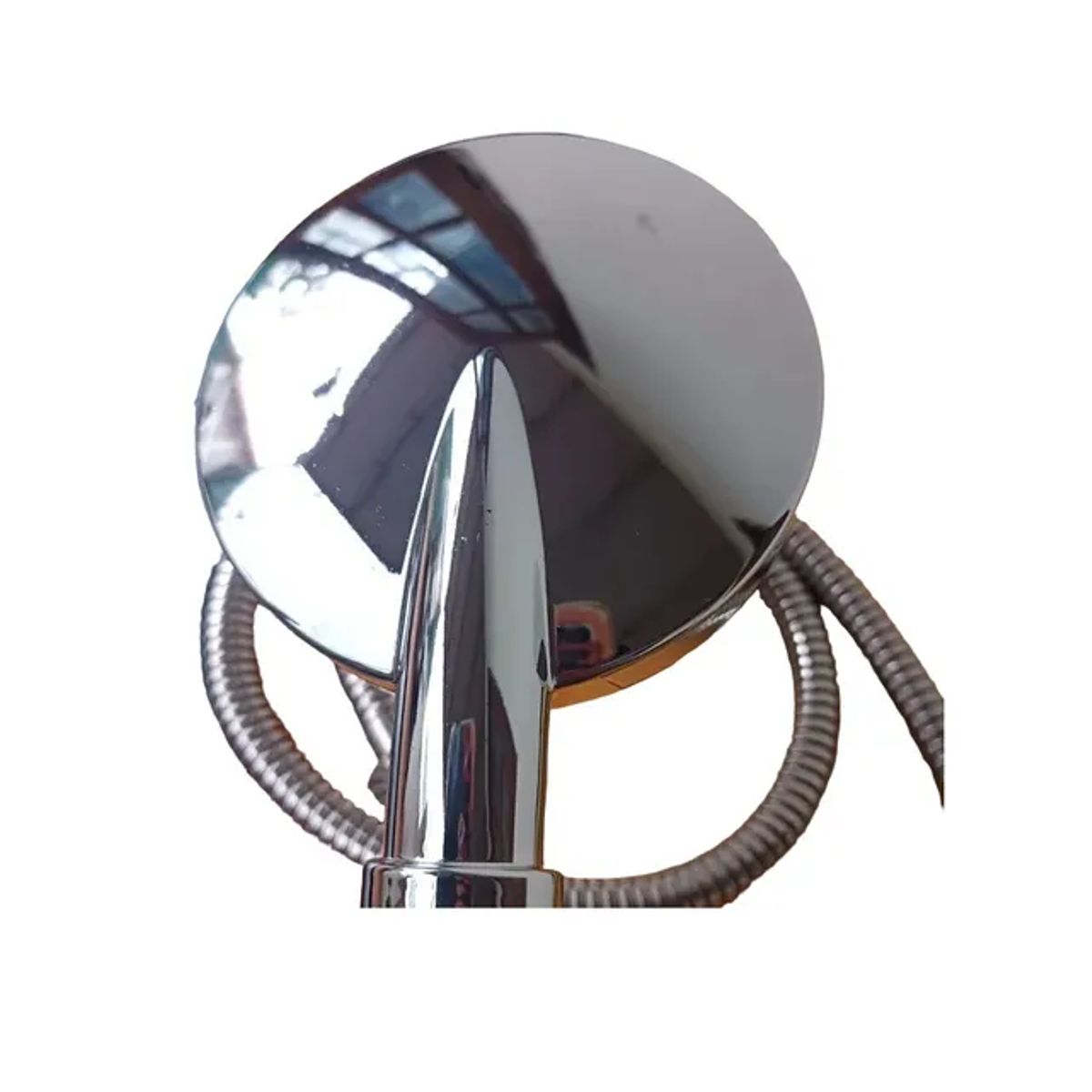 GENERICO - Juego De Ducha Cabezal Redondo Manguera Flexible Y Soporte