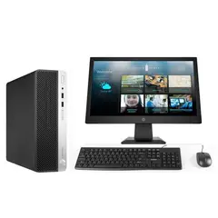 HP - KIT MONITOR 18,5" + PC 400 G4 i7 6° 8GB 256GB + teclado & Mouse Reacondicionado
