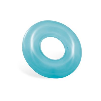 Imagen 2 del producto Flotador Anillo Inflable Transparente 76 cm Azul