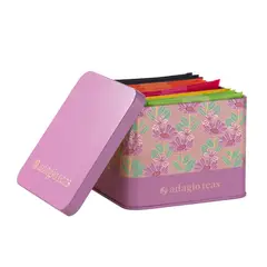 ADAGIO TEAS - Pack Té 5 Colores Flores Rosadas 15 Teabags