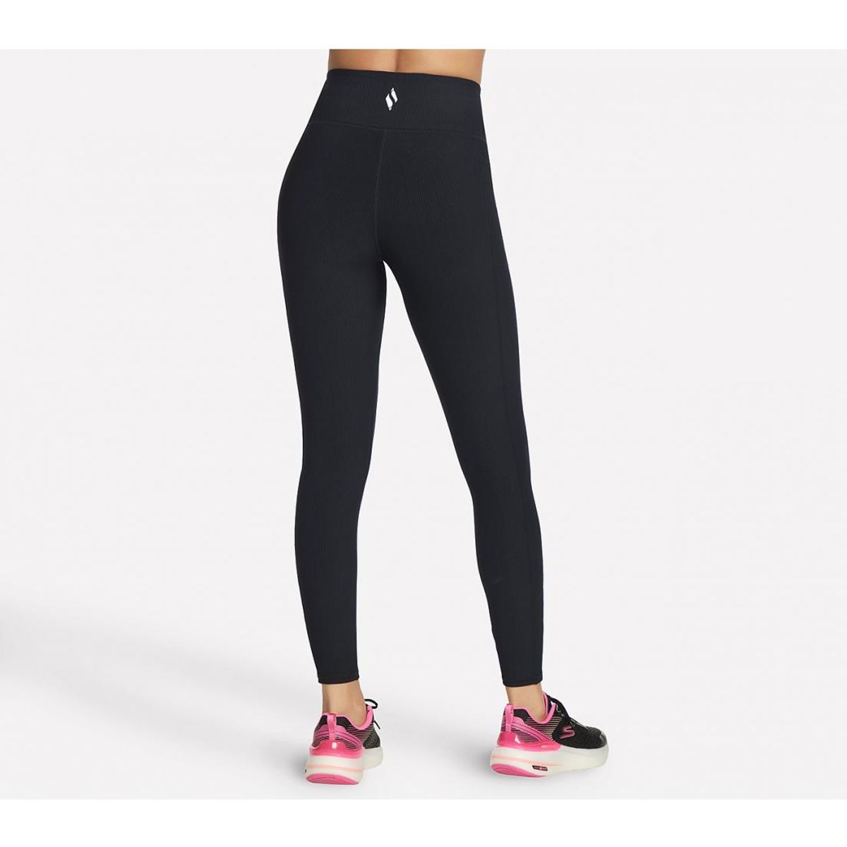 SKECHERS - Legging Mujer Goflex Rib Fl Hw g Negro Skechers