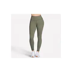 SKECHERS - Legging Mujer Gowalk Fl Hw Daisies g Verde Oliva
