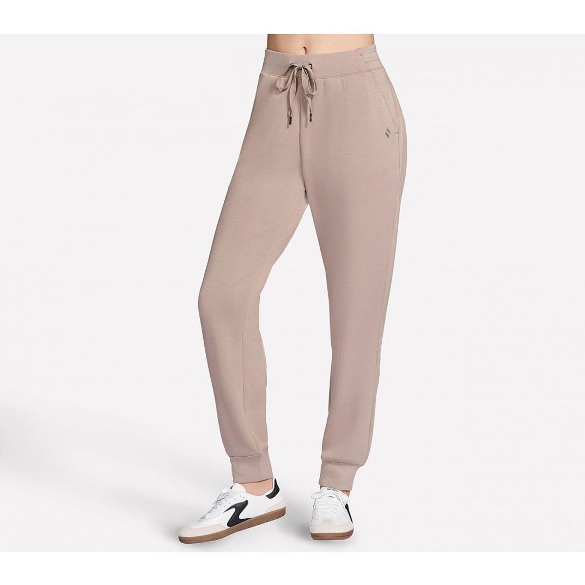 SKECHERS - Jogger Mujer Skechluxe Elevate Beige Skechers