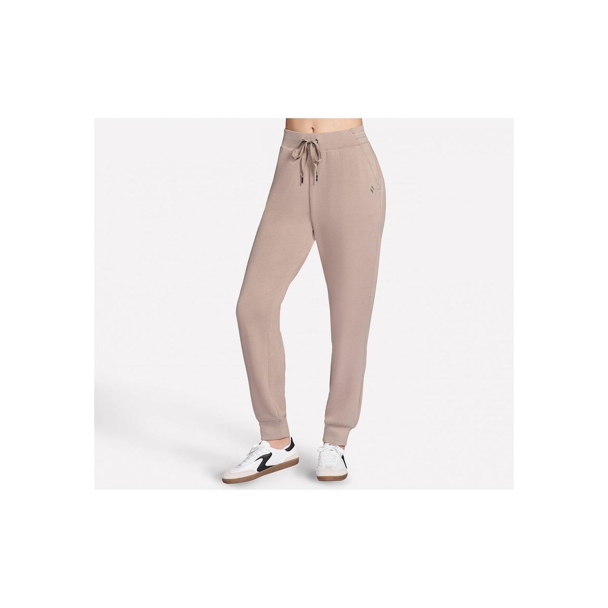 SKECHERS - Jogger Mujer Skechluxe Elevate Beige Skechers