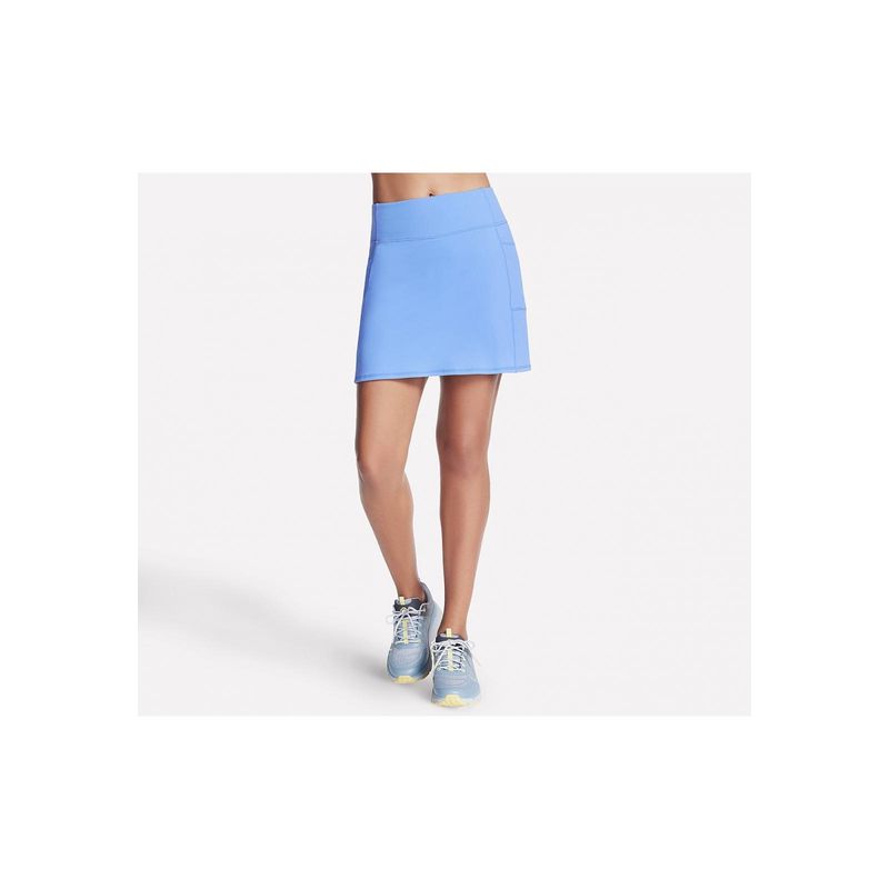 SKECHERS - Falda Deportiva Mujer Goflex Celeste Skechers
