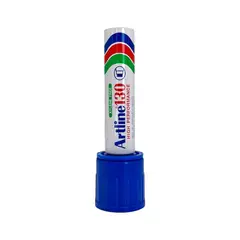 ARTLINE - Plumon Permanente 130 Punta 30mm Azul 6 uni