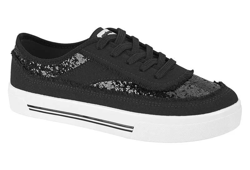 Zapatilla Para Mujer Negro