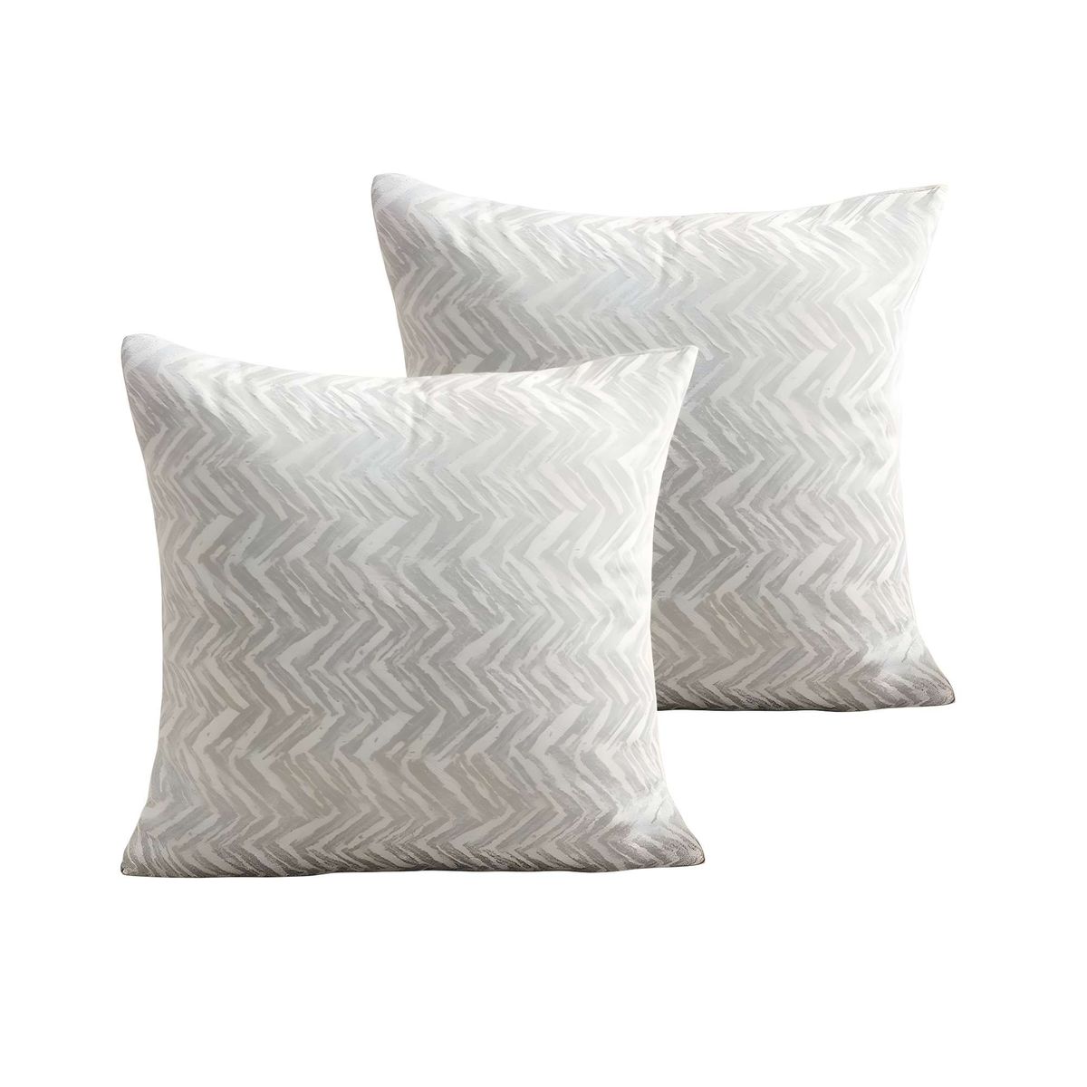 GENERICO - SET DE 2 FUNDAS DE COJINES DISEÑO MAILLARD 45CM X 45 CM BLANCO