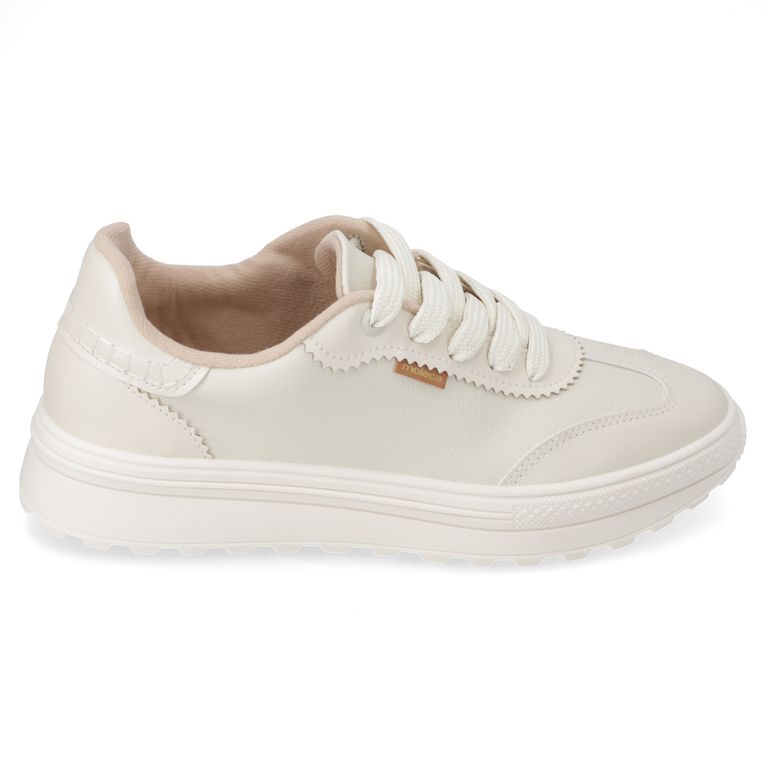 Zapatilla Urbana Crema
