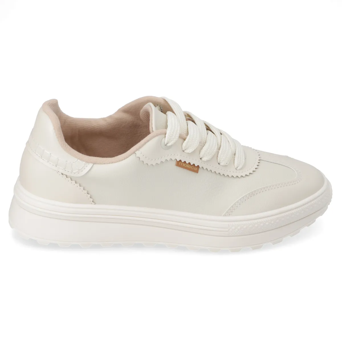 MOLECA - Zapatilla Mujer Moleca Blanco