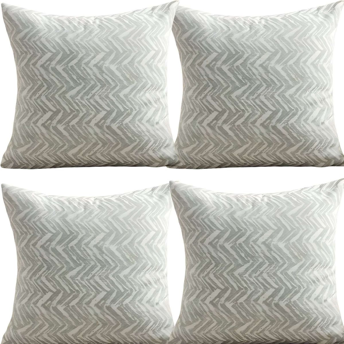 GENERICO - SET DE 4 FUNDAS DE COJINES DISEÑO MAILLARD 45CM X 45 CM VERDE MENTA