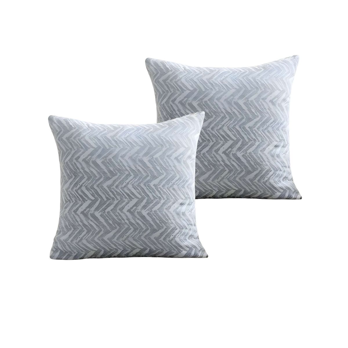 GENERICO - SET DE 2 FUNDAS DE COJINES DISEÑO MAILLARD CELESTE