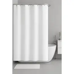 GENERICO - Cortina De Baño Moderna 180x180cm Impermeable Sin Argollas