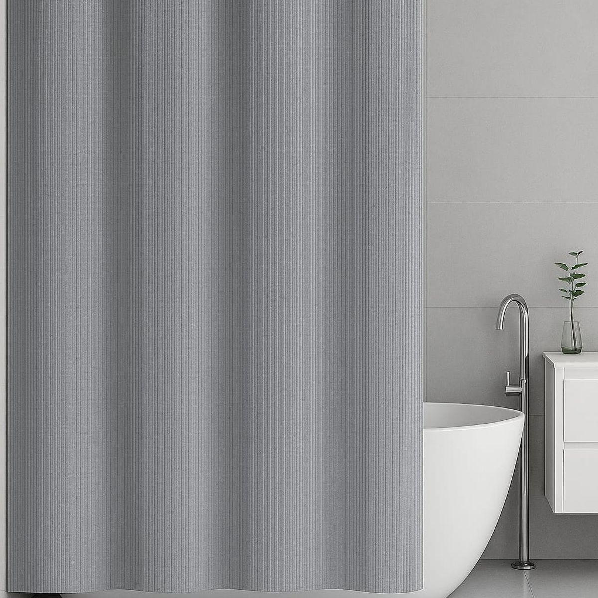 GENERICO - Cortina De Baño Moderna 180x180cm Impermeable