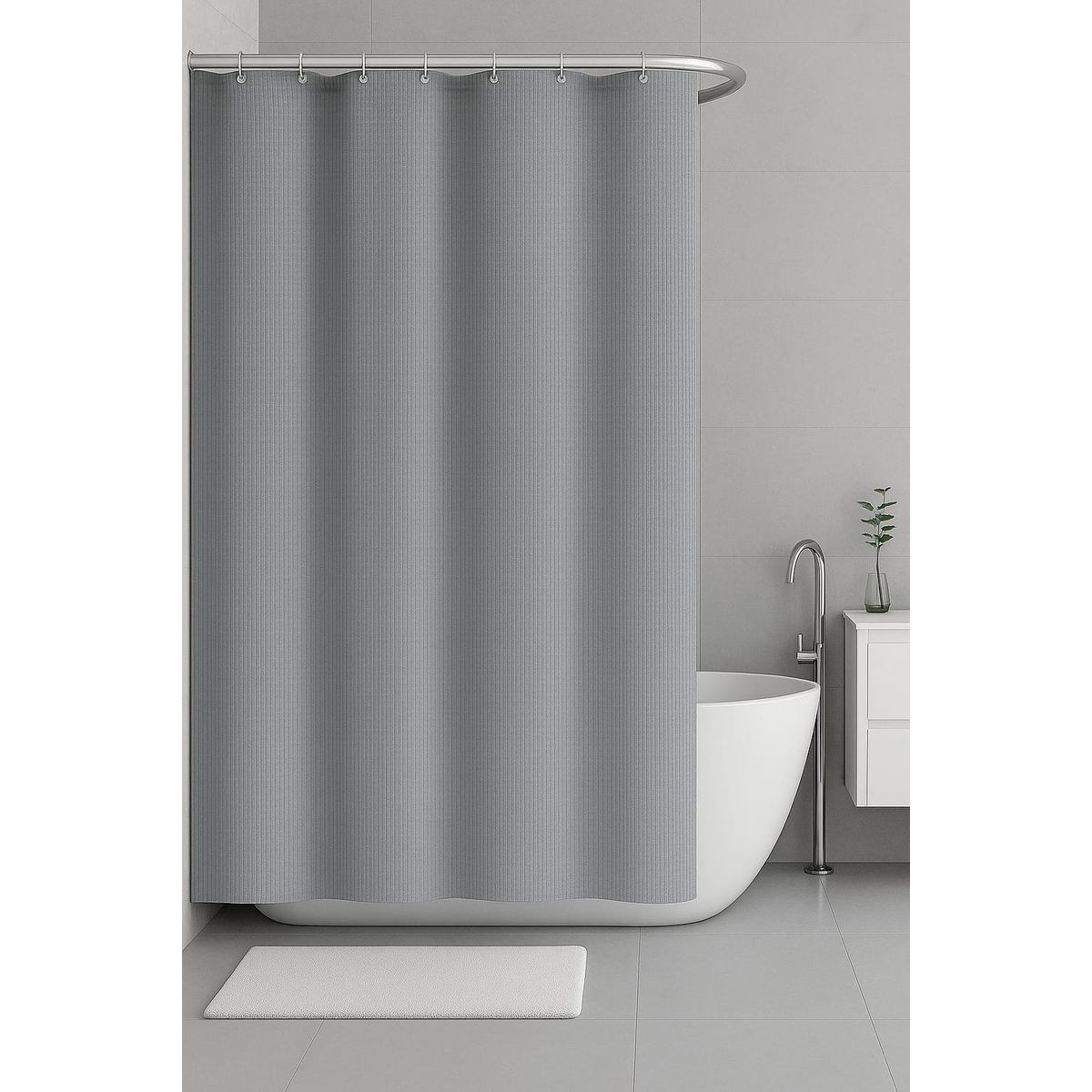 GENERICO - Cortina De Baño Moderna 180x180cm Impermeable