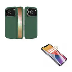 JOIGO - Carcasa Lamina Clear Para iPhone 17 Pro Verde